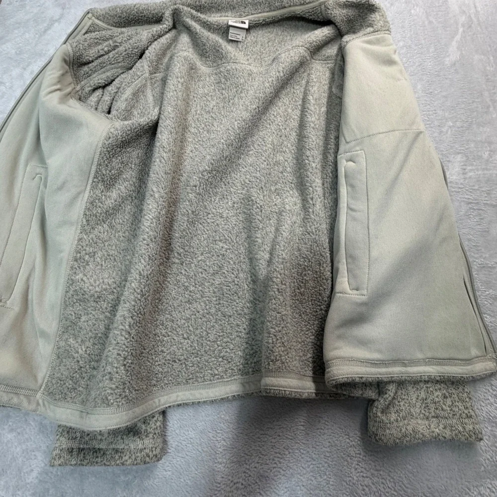 The North Face Sweater Jacket Mens XL Gray Gordon Lyons Full Zip Fleece